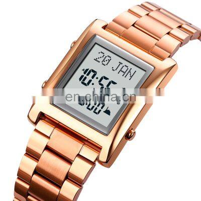 SKMEI 1730 Digital Compass Waterproof Qibla Direction Azan Watch for Muslim Prayer