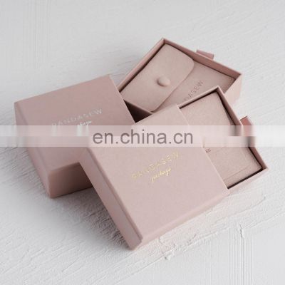 PandaSew Custom Logo Rose Gold Luxury Bracelet Pendant Ring Gift 1200g Paper Jewelry Packaging Drawer Box