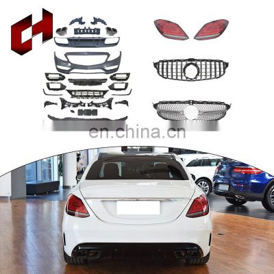 CH New Upgrade Luxury Carbon Fiber Headlight Seamless Combination Body Kit For Mercedes-Benz C Class W205 2015+ To C63 2019