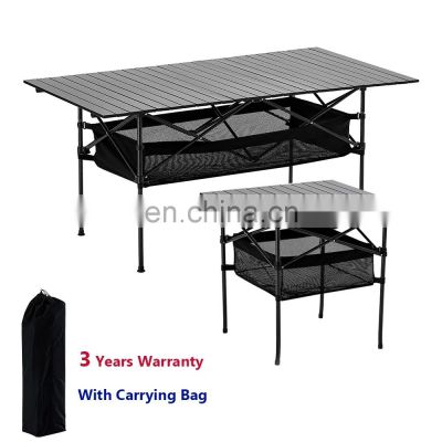 Aluminum Folding Table Camping Basket Table Picnic BBQ Camping Picnic Folding Table