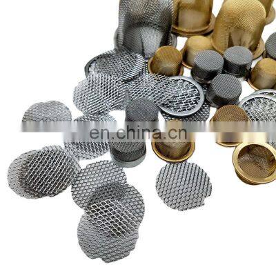 Round Dome Shape Brass Smoking Pipe Screens Wire Mesh Filter Wire Mesh