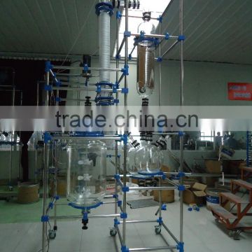 80L High Qualified Glass Rectification System, Glass Reactor for Lab