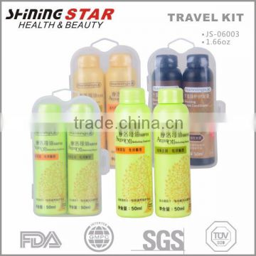JS-06003 2015 promotional luxury customized travel spa kit for personal care