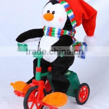 singing penguin in tricycle