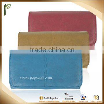 Popwide 2015 Wholesale High Quality Foldable PU Leather Wallet