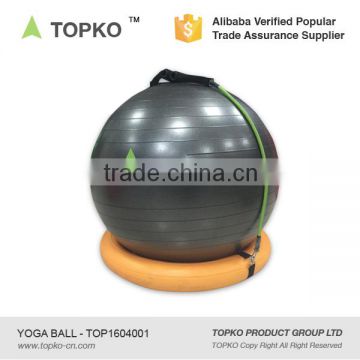 TOPKO Anti-Burst gym ball health and fitness exercise Stability Ball with Pump PVC yoga ball
