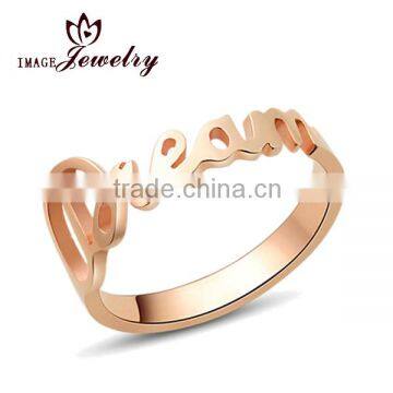 2016 Wholesale Fashion Jewelry Crystal Silver Rings Fashion Rings for Unisex ring