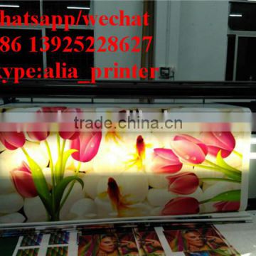 Hot sales! glass flatbed uv hybrid printer Roll to Roll canvas UV Printer with industrial head