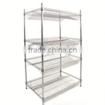 chome wire shelf