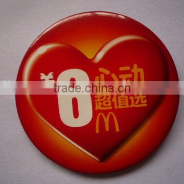 Fushion button badge