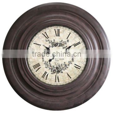 75cm Antique Iron Wall Clock