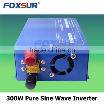 Foxsur New product 300W 12V DC to 230V AC Excellent quality Professional power pure sine wave inverter