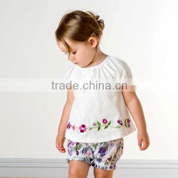 DB517 dave bella 2014 summer printed short-sleeved baby clothing sets for boy sets baby girl summer set wholesale clothing
