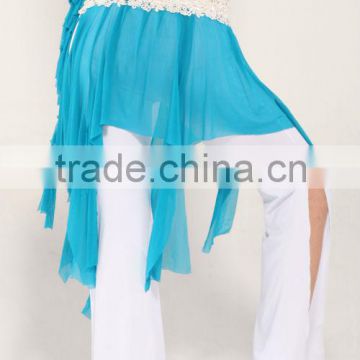 swegal SGBDJ13041 1colors fashion skyblue belly dance hip scarf practice use