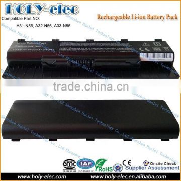 Laptop LI-ion Battery COMPATIBILE for ASUS A31-N56 A32-N56 N56DP 5200mah (A32-N56)