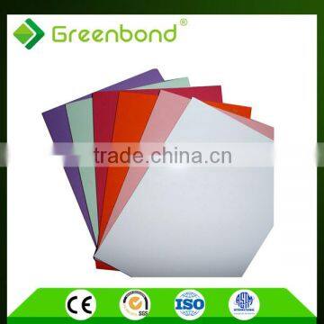 Greenbond PE aluminum composite panel exterior plastic wall cladding
