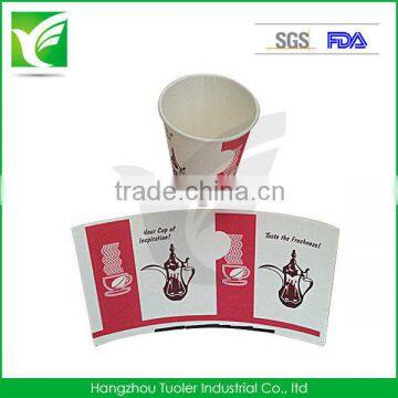 pe coated paper fan to make food packing