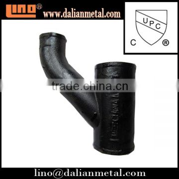 ASTM A888 Cast Iron drain Pipe Fittings of UPRIGHT WYE