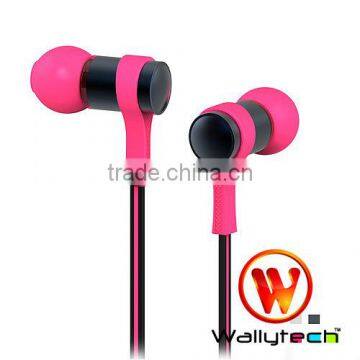 Wallytech 2014 Latest Products WEA-118 Metal In-Ear Earphones