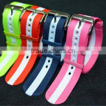 2016 heat bonded hot selling high quality nato strap nato watch band