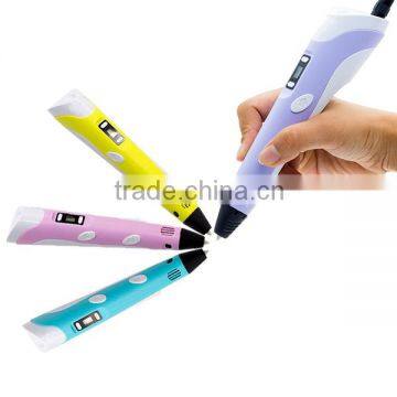 Three-Dimensional Painting Drawing Best Gift For Children Kids 3D Pen plastic pen