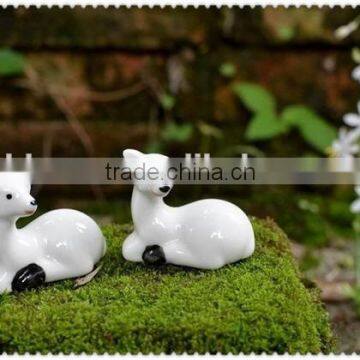 porcelain white sheep small figurine ornaments