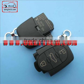 OkeyTech VW 3+1 button remote cover part (Round head) for vw remote key case for key cover vw key shell