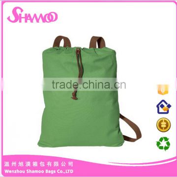 promotional cotton drawstring bag shoulder bag students with sports