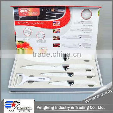 China wholesale merchandise new design handle colorful kitchen knife set