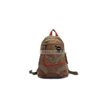 customized canvas backpack or school canvas rucksack canvas fashion school bags logo printed 14