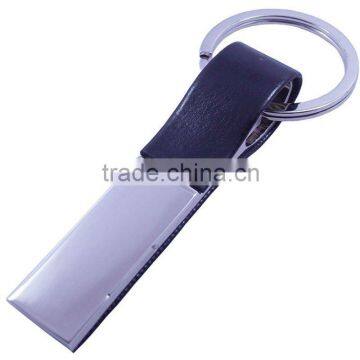 Fashion Metal Leather Key Fob