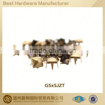 2014 fashion metal studs with 4claws and prongs for decorative garment