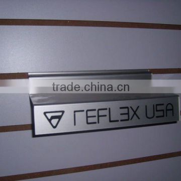 acrylic slatwall shoe display rack J10101510
