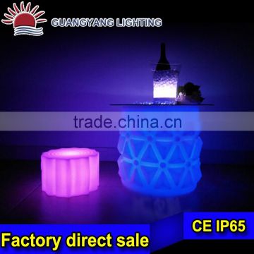 LED plastic round coffe table