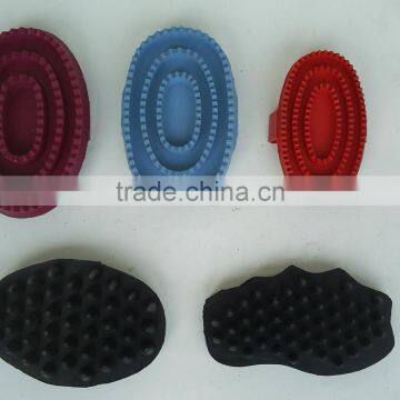 rubber horse combs /massage brush