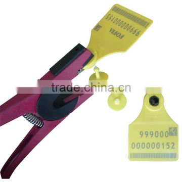 RFID electronic ear tags for cattle sheep ID tracking 134.2khz
