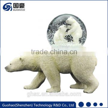 For Animal collection polar bear snowglobes