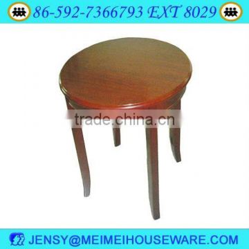 wood round dining room table