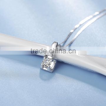 Cheap Price Luxury Diamond White Gold Necklace