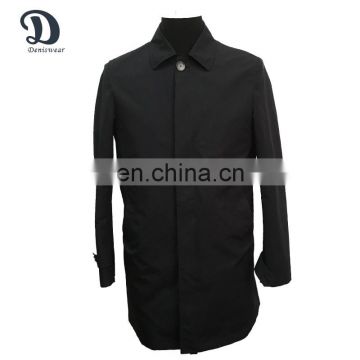 Superior quality man long trench coat
