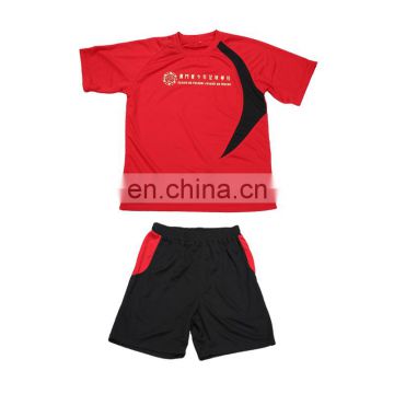 O Neck Custom Cheap Sublimation New Design Soccer Training Kit for kids