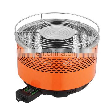 ODM OEM cool rolled steel and plastic Smokeless outdoor bbq with portable bbq grill