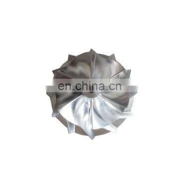 K04 41.00/50.96mm 5304-123-2036 6+6 blades aluminum 2618/milling/ billet compressor wheel for 5303-970-0086/0087/0105/0106