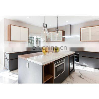 Dark Series Modern Lacquer Kitchen Design Modular Kitchen Cabinets