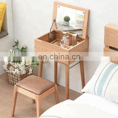 oak wood model vanity  dressing table