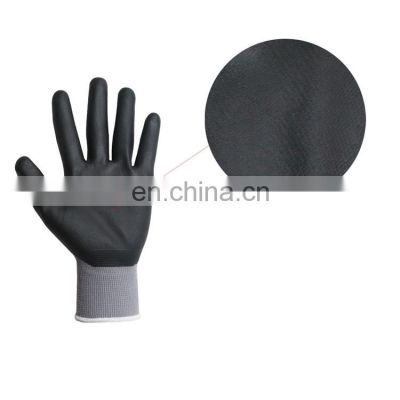 HY 13 Flexible Nylon Gloves With Foam Coated NBR Nitrile Spandex Gloves Hand Job Mittens Palmfit Glove