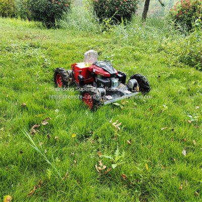 r/c lawn mower, China rc mower price, remote control hillside mower for sale
