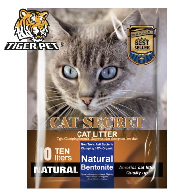 Superior quality clumping cat litter