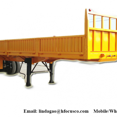 high quality 40ft Side Wall Cargo Trailer ,30 Tons Loading Capacity from China manufacturers