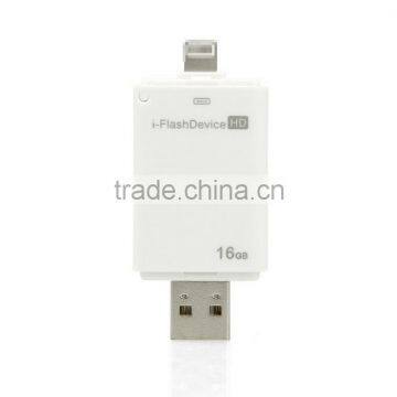 4GB-128GB Plastic OTG USB Flash Drives For Iphone
